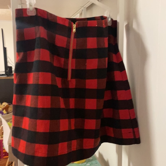 ‼️ FINAL PRICE ‼️ Red and Black Buffalo Check Skirt - Picture 3 of 4